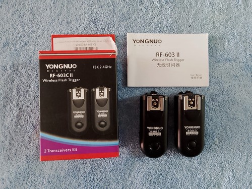 Yongnuo rf603c 2 4ghz - yongnuo,