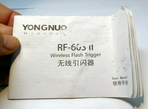 Yongnuo 603 flash - rf-603,