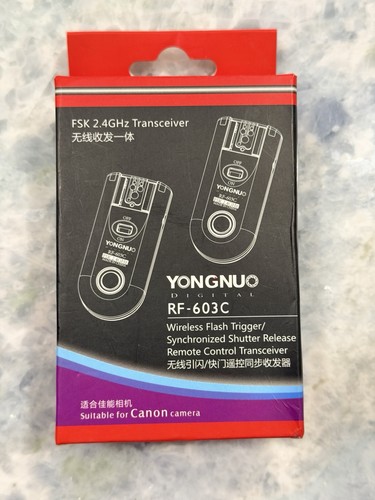 Yongnuo 603c trigger flash - yongnuo,